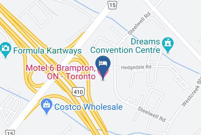 Peel - Motel 6 Brampton On Toronto Maps