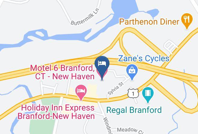 Motel 6 Branford Ct New Haven Map