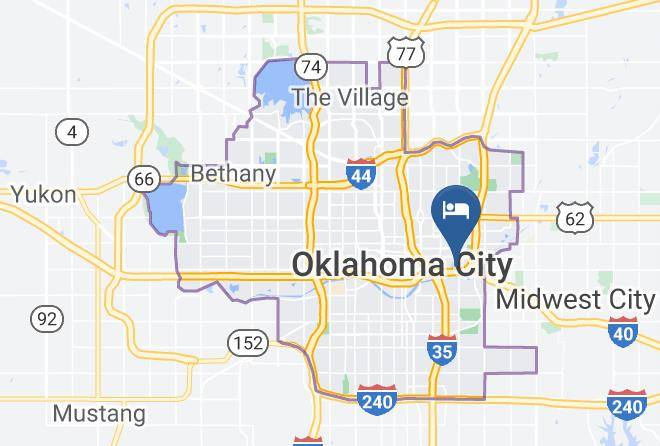 Oklahoma - Motel 6 Oklahoma City Ok Bricktown Maps