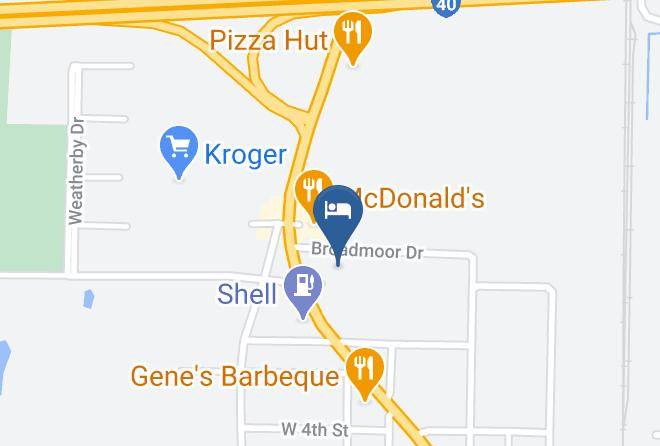 Motel 6 Brinkley Ar Map