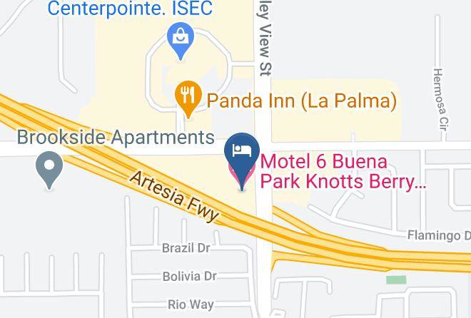 Orange - Motel 6 Buena Park Knotts Berry Farm Disneyland Maps