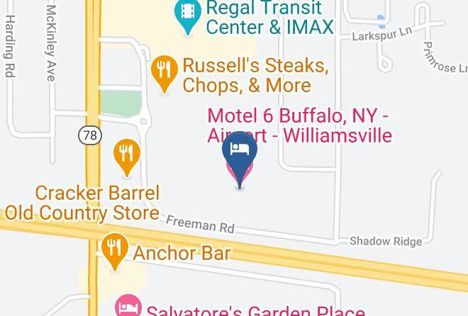 Erie - Motel 6 Buffalo Ny Airport Williamsville Maps