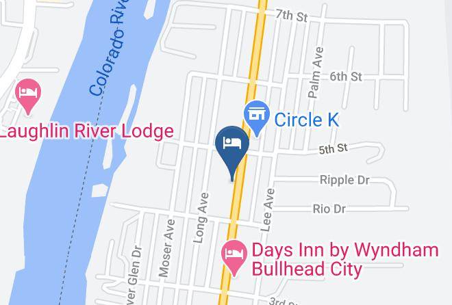 Motel 6 Bullhead City Az Map
