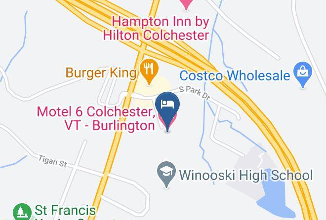 Chittenden - Motel 6 Colchester Vt Burlington Maps
