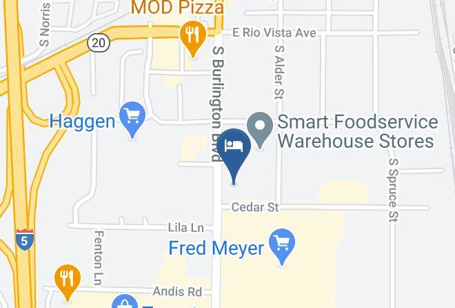 Skagit - Motel 6 Burlington Wa Maps
