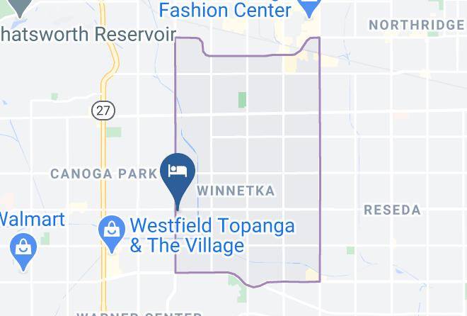Los Angeles - Motel 6 Canoga Park Ca Maps