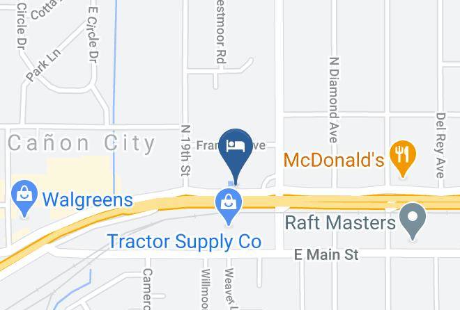 Fremont - Motel 6 Canon City Maps