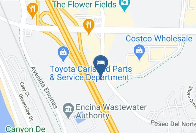 San Diego - Motel 6 Carlsbad Ca East Maps
