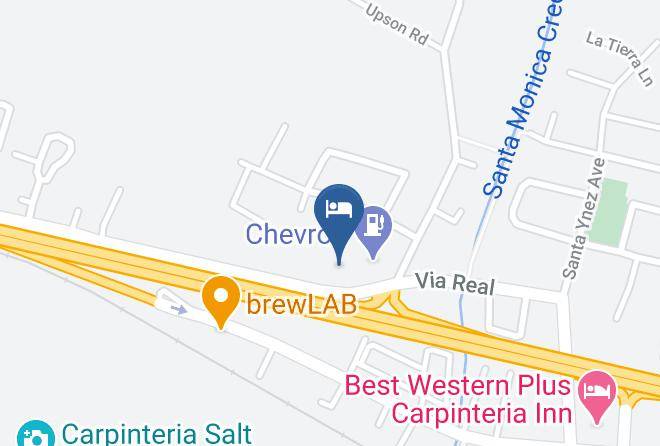 Santa Barbara - Motel 6 Carpinteria Ca Santa Barbara North Maps