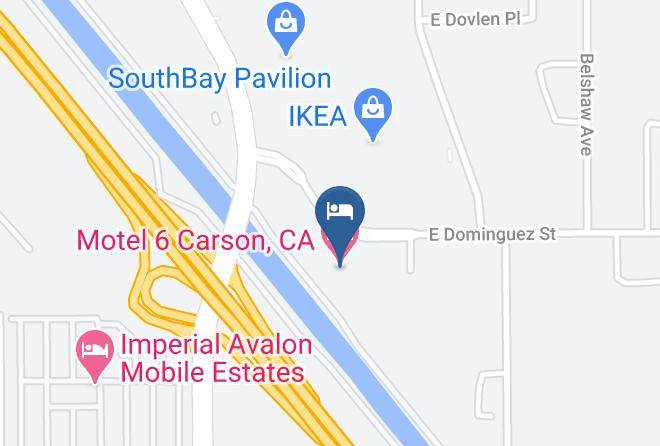 Los Angeles - Motel 6 Carson Ca Maps
