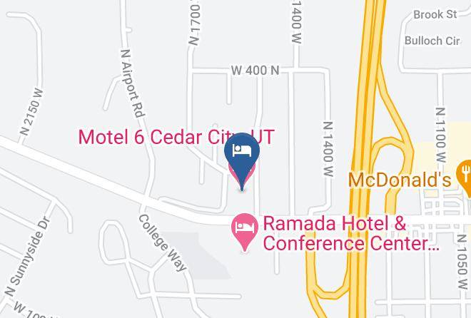 Iron - Motel 6 Cedar City Ut Maps