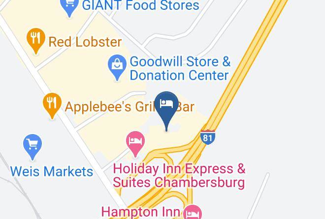 Motel 6 Chambersburg Pa Map