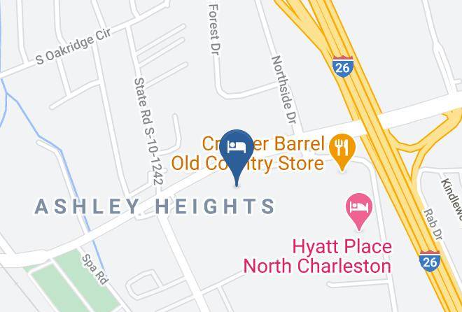 Charleston - Motel 6 Charleston Sc North Maps