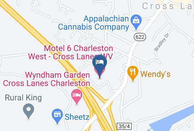 Kanawha - Motel 6 Charleston West Cross Lanes Wv Maps