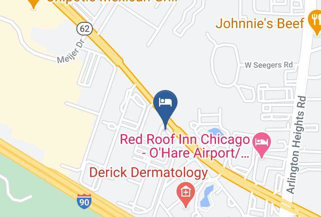 Cook - Motel 6 Arlington Heights Il Chicago North Central Maps