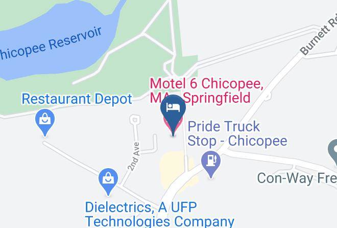 Hampden - Motel 6 Chicopee Ma Springfield Maps