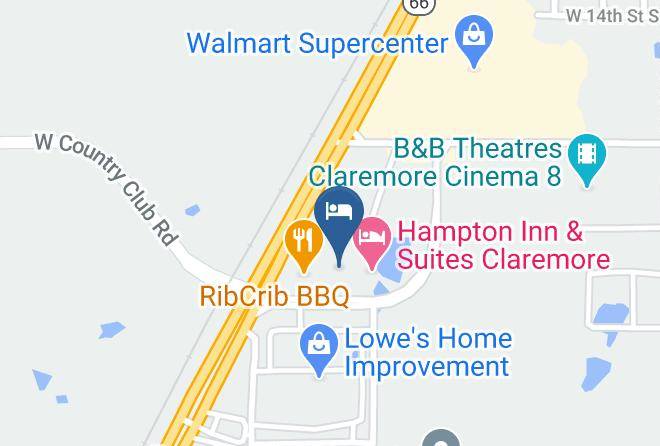 Rogers - Motel 6 Claremore Ok Maps