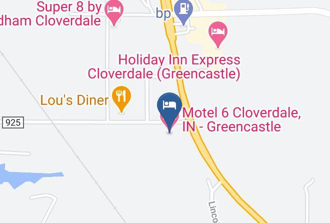 Putnam - Motel 6 Cloverdale In Greencastle Maps
