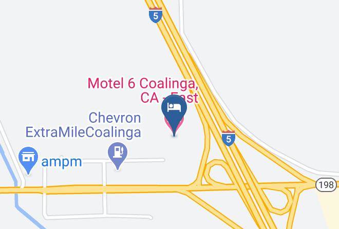 Fresno - Motel 6 Coalinga Ca East Maps
