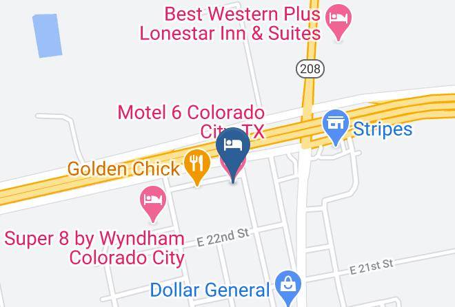 Mitchell - Motel 6 Colorado City Tx Maps