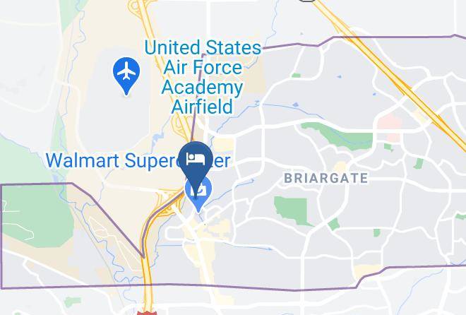 Motel 6 Colorado Springs Co Air Force Academy Map