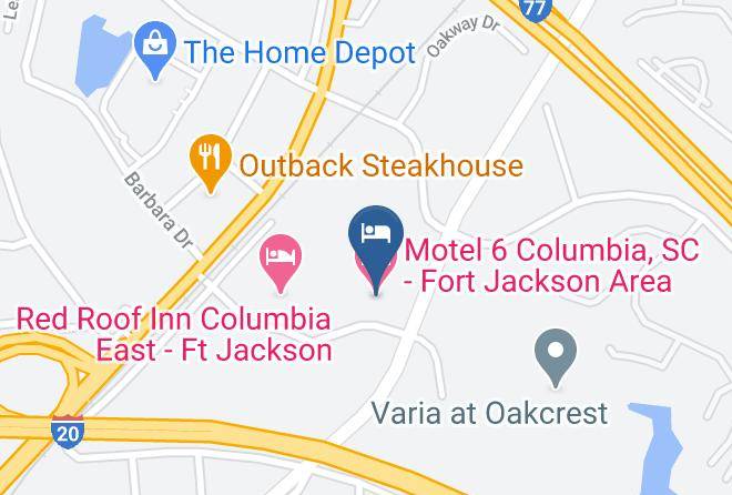 Richland - Motel 6 Columbia Sc Fort Jackson Area Maps