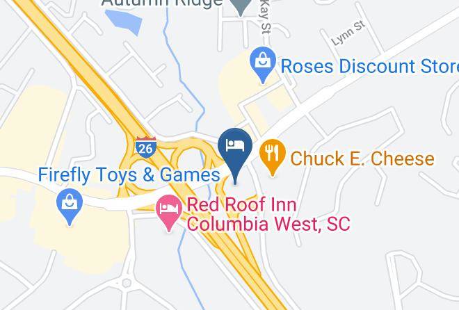 Lexington - Motel 6 Columbia Sc West Maps