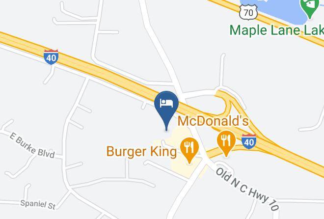 Burke - Motel 6 Connellys Springs Nc Maps