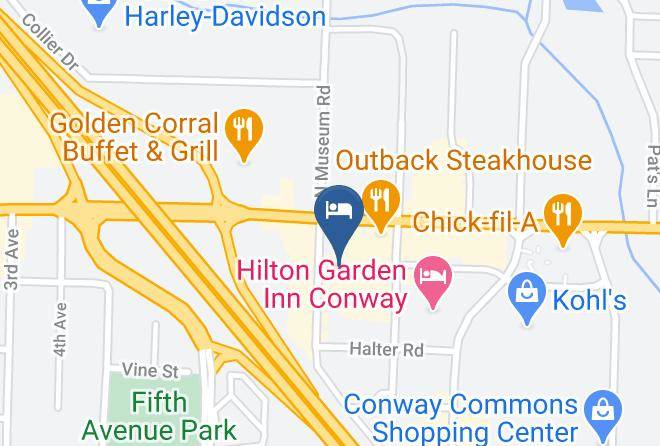 Faulkner - Motel 6 Conway Ar Maps