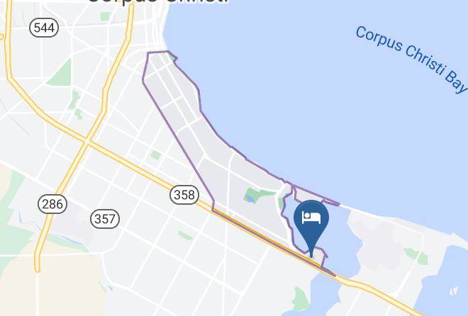 Nueces - Motel 6 Corpus Christi Tx East North Padre Island Maps
