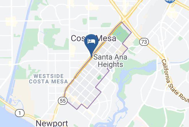 Orange - Motel 6 Costa Mesa CA Newport Beach Maps