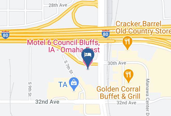 Pottawattamie - Motel 6 Council Bluffs Ia Omaha East Maps