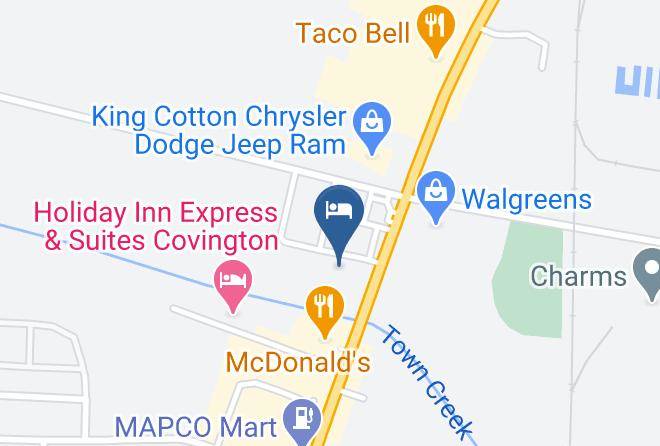 Tipton - Motel 6 Covington Tn Maps