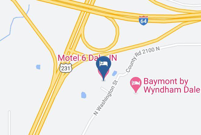 Motel 6 Dale In Map