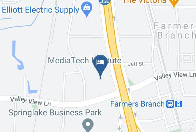 Motel 6 Dallas Tx Farmers Branch Map