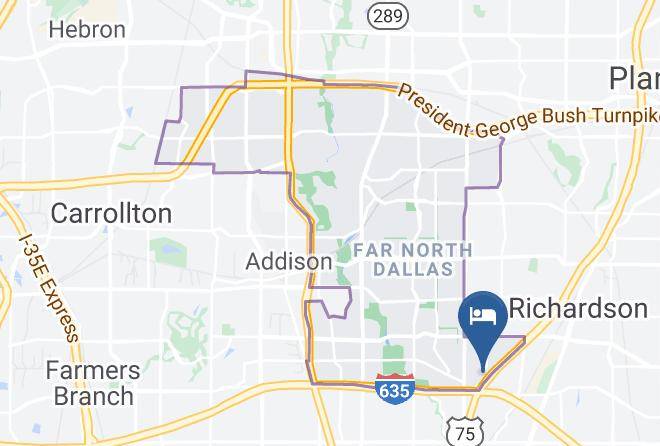 Motel 6 Dallas Tx North Richardson Map