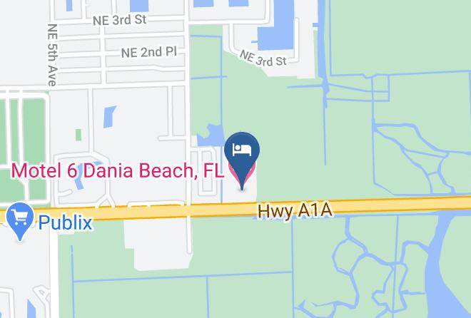 Broward - Motel 6 Dania Beach Fl Maps