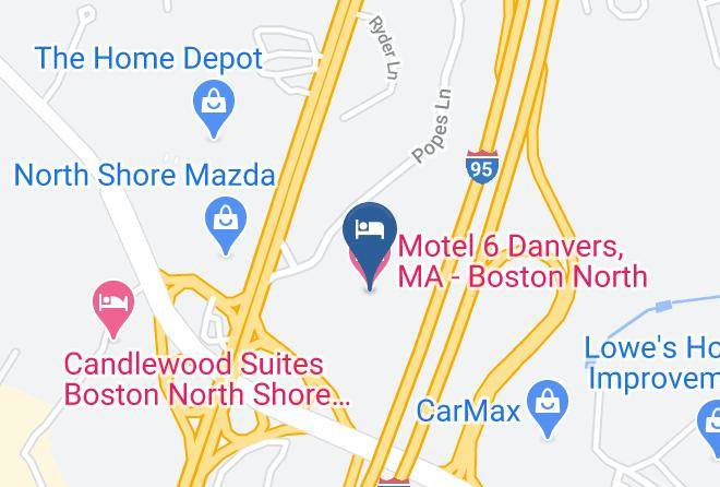 Essex - Motel 6 Danvers Ma Boston North Maps