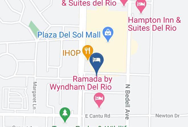 Val Verde - Motel 6 Del Rio Tx Maps