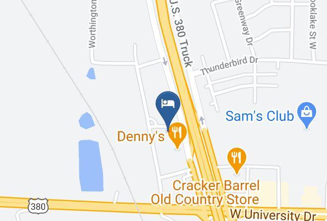Denton - Motel 6 Denton Tx Unt Maps