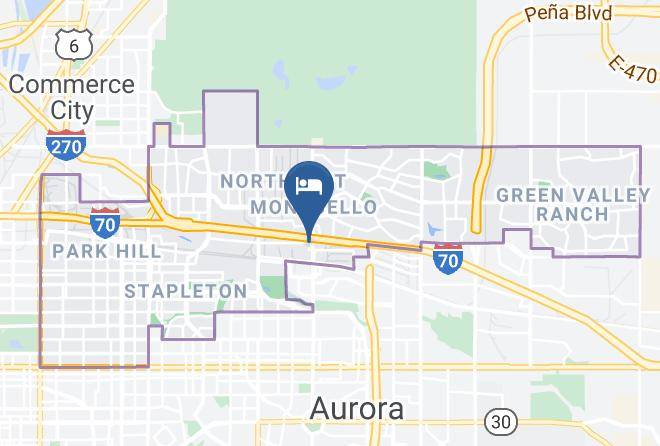 Denver - Motel 6 Denver Co Airport Maps