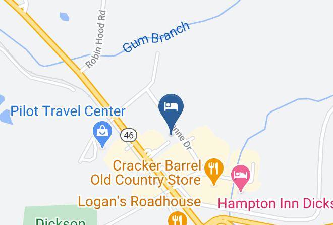 Dickson - Motel 6 Dickson Tn Maps