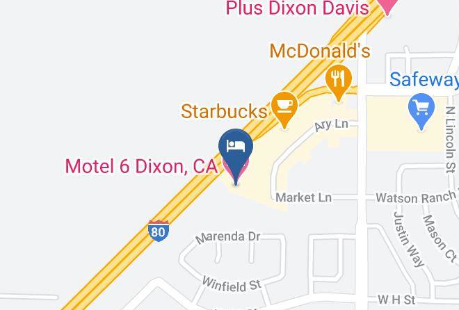 Solano - Motel 6 Dixon Ca Maps