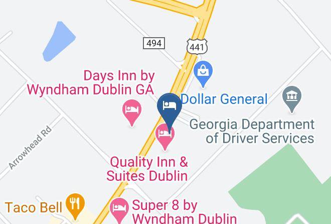 Laurens - Motel 6 Dublin Ga Maps