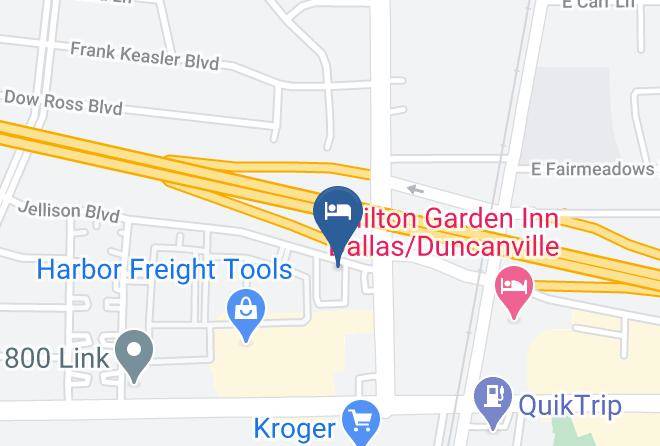 Dallas - Motel 6 Duncanville Tx Dallas Maps