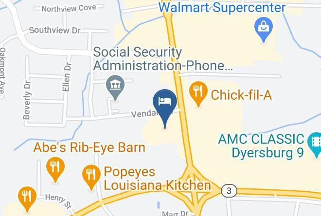 Motel 6 Dyersburg Tn Map