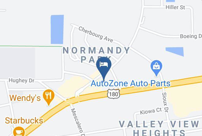 El Paso - Motel 6 El Paso Tx Airport Fort Bliss Maps