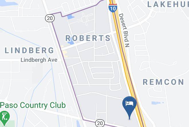 El Paso - Motel 6 El Paso Tx West Maps
