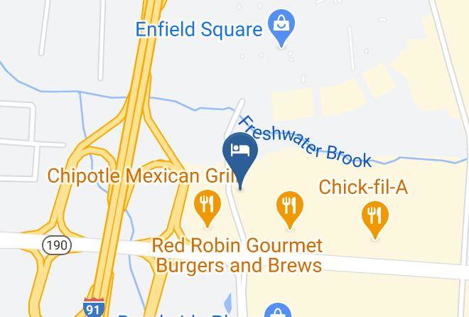Hartford - Motel 6 Enfield Ct Hartford Maps