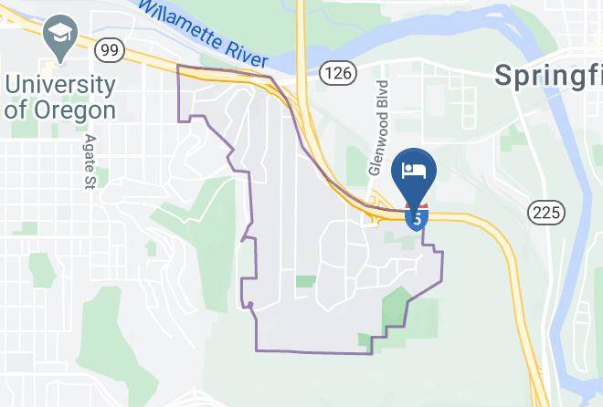 Lane - Motel 6 Eugene Or South Springfield Maps